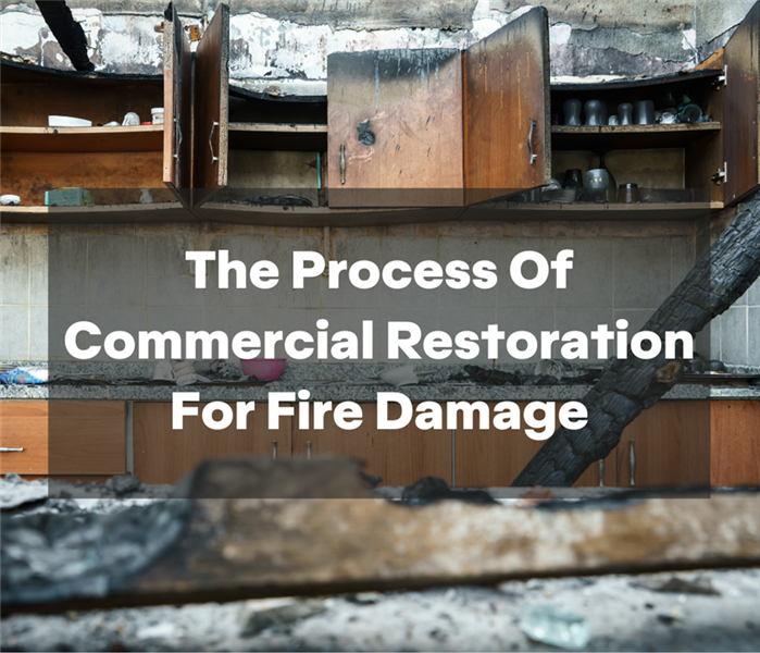 Fire Damage In Commercial Kitchen